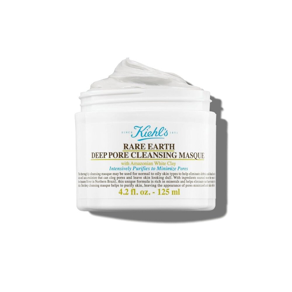 Rare Earth Deep Pore Cleansing Mask, Oil-Minimizing Face Mask for Clogged Pores,